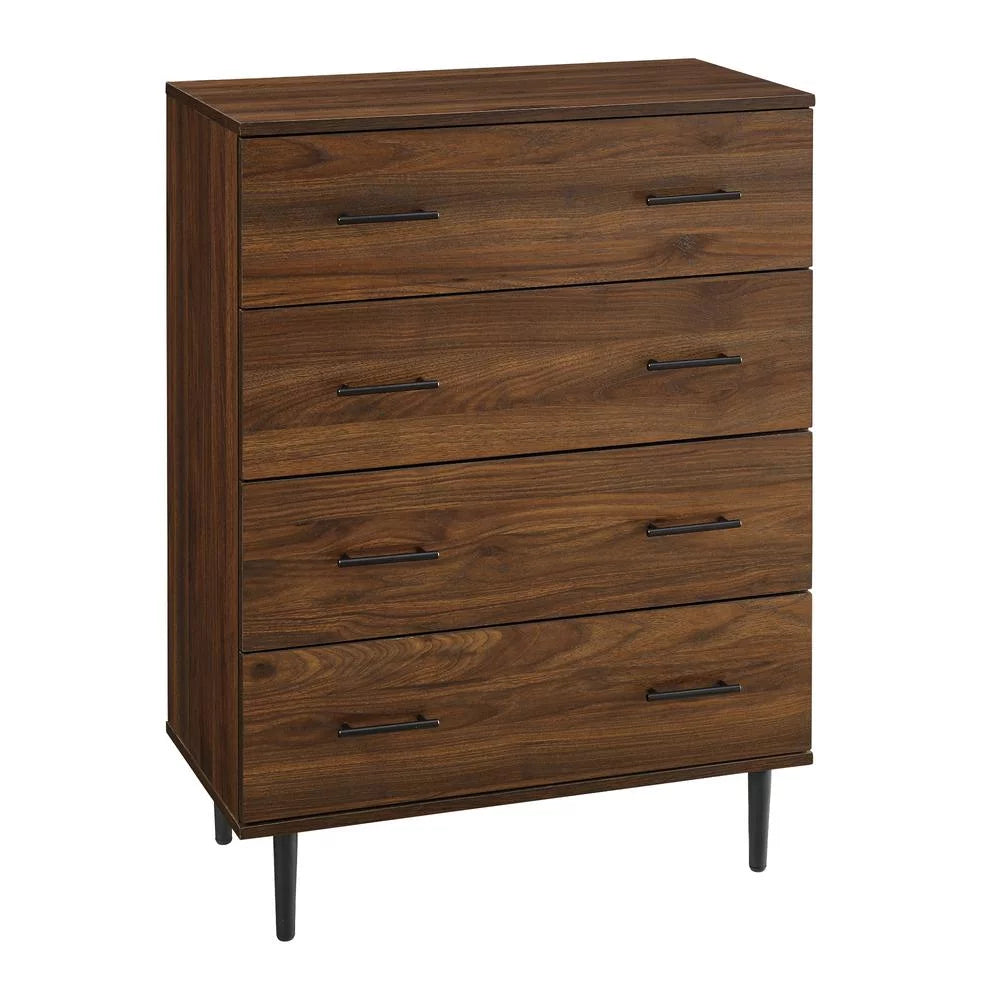 30" 4-Drawer Dark Walnut Bedroom Chest Z47103