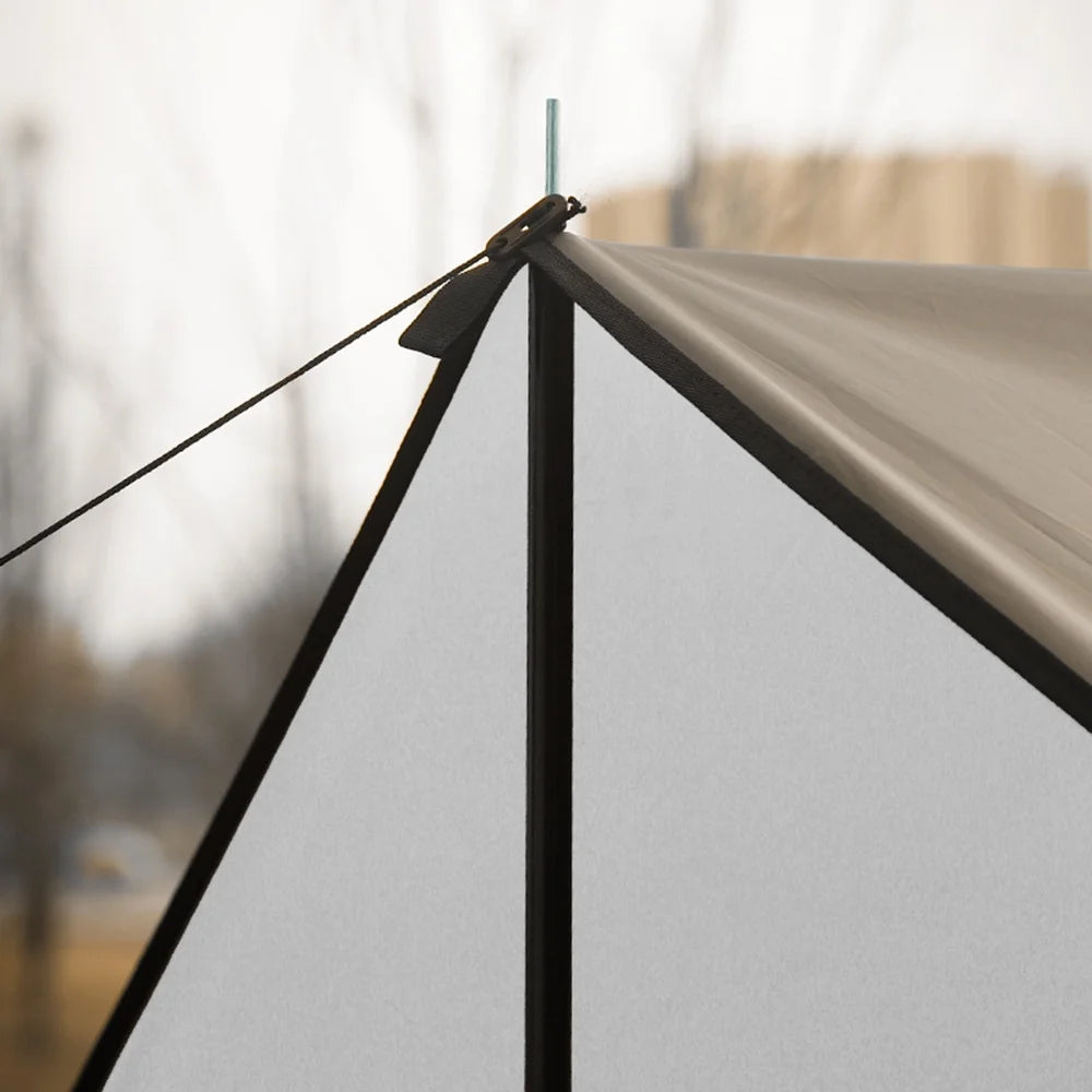 Waterproof Camping Tarp with Poles C564