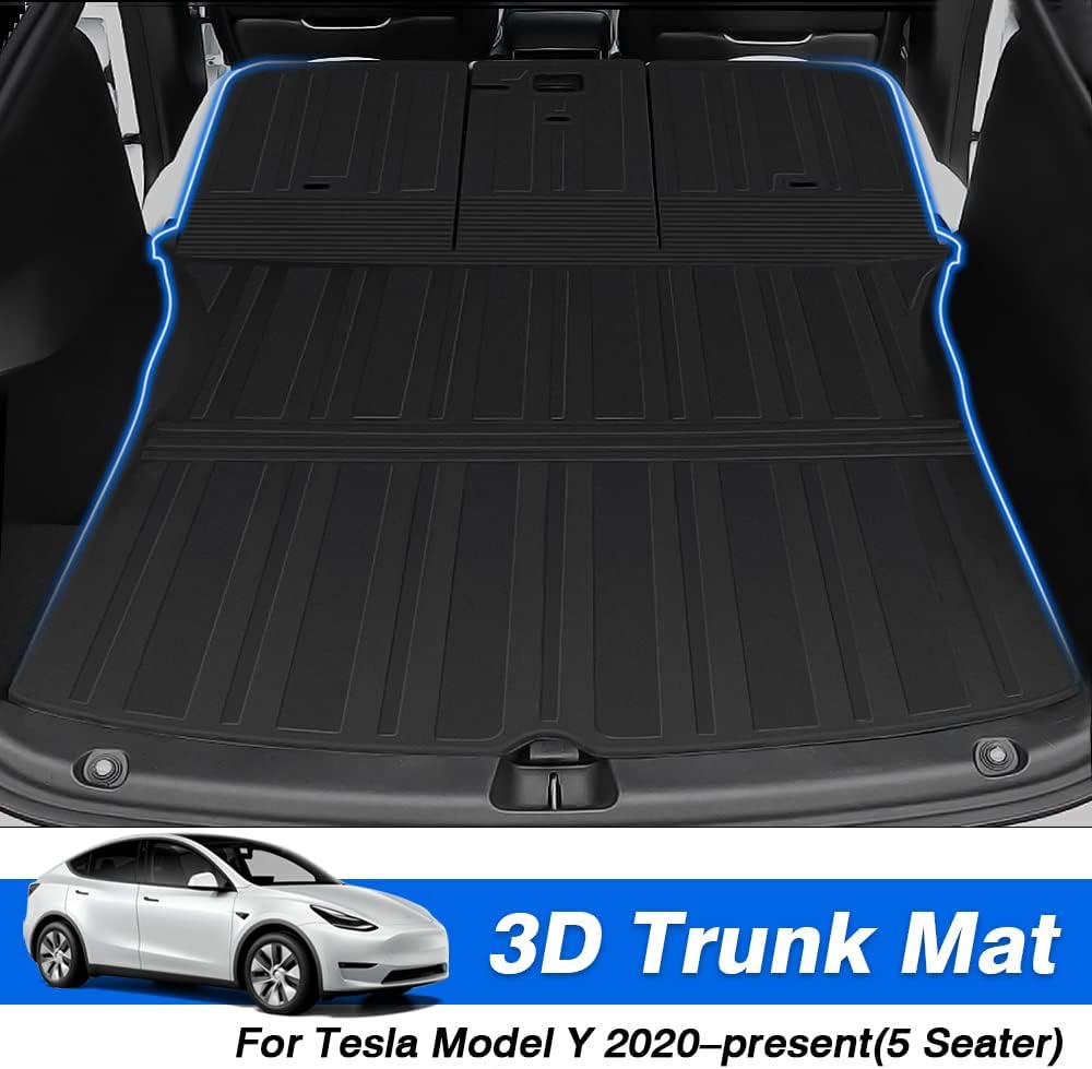 Custom Fit Trunk Mat Cargo Liner Back Seat Protector Black D928