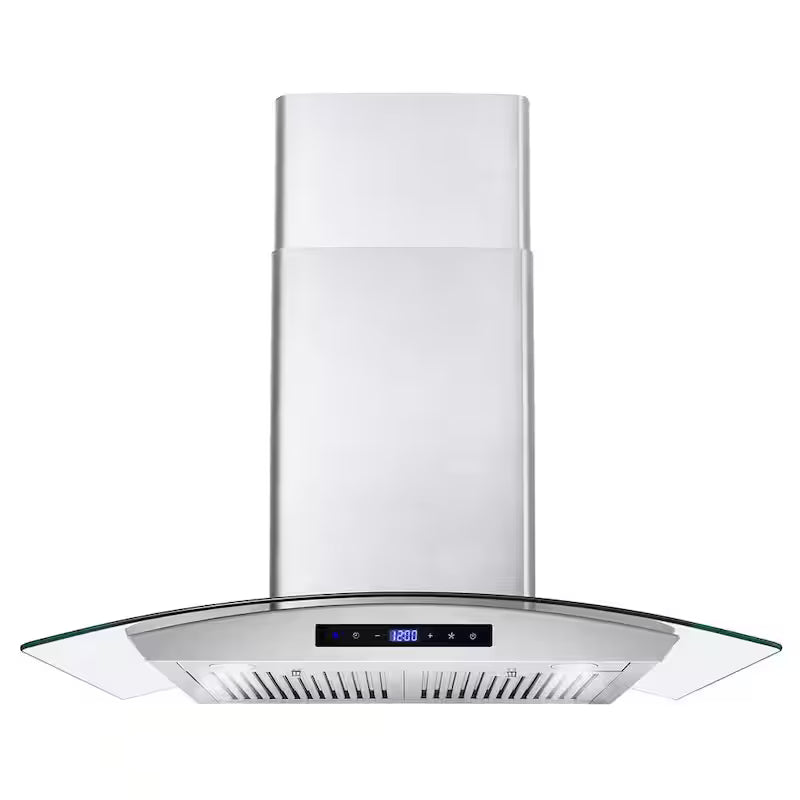30 in. Stainless Steel Wall Mount Range Hood with Touch Controls T44310