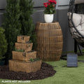 17" Tall Solar Tiered Fountain with LED Lights T723501