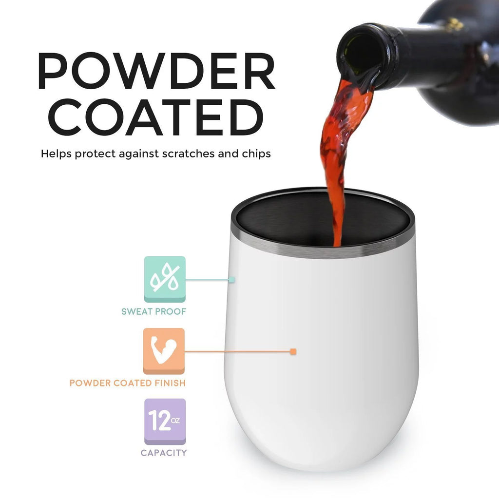 Engraved 12 oz Red Wine Cup W683