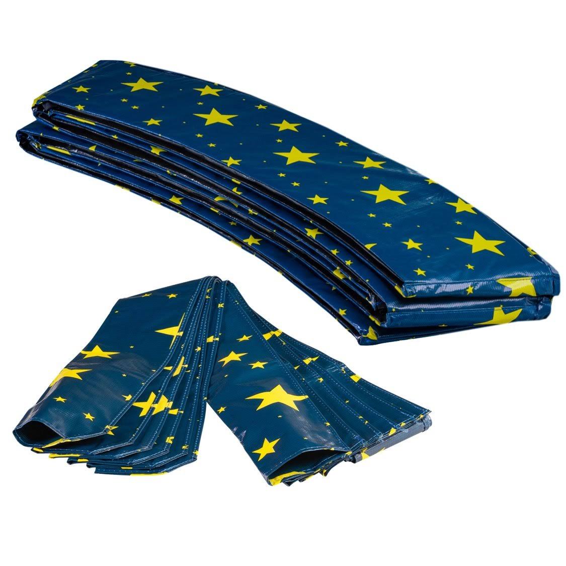 Starry Night 9& Round Trampoline Safety Pad with 8-Pole Sleeve Protectors Z179