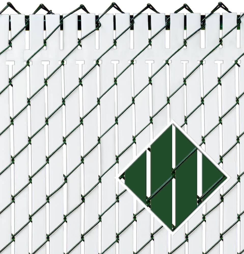 Green Chain Link Fence Privacy Slat H721