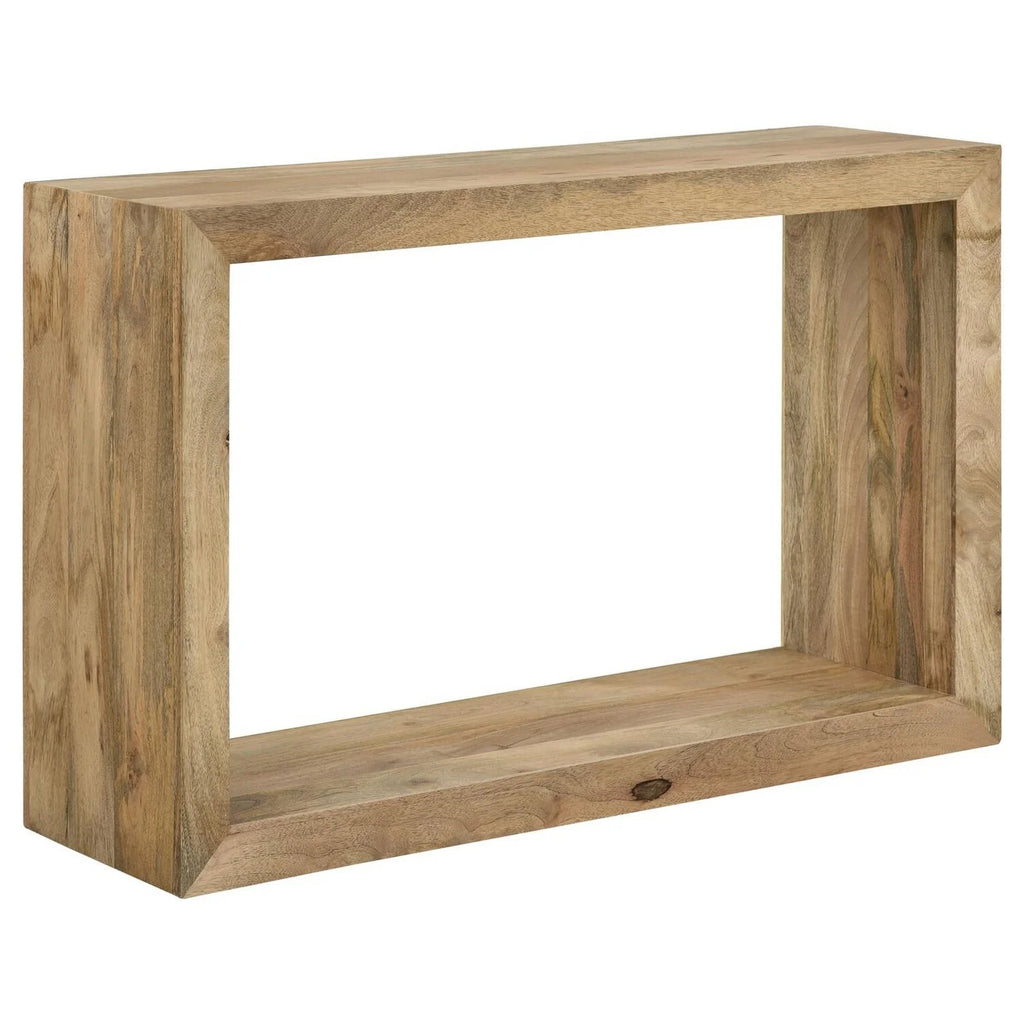 46 Inch Brown Mango Wood Console Table Q3178