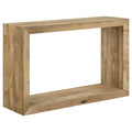 46 Inch Brown Mango Wood Console Table Q3178