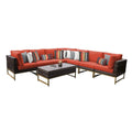 8 Piece Wicker Patio Furniture Set V5735
