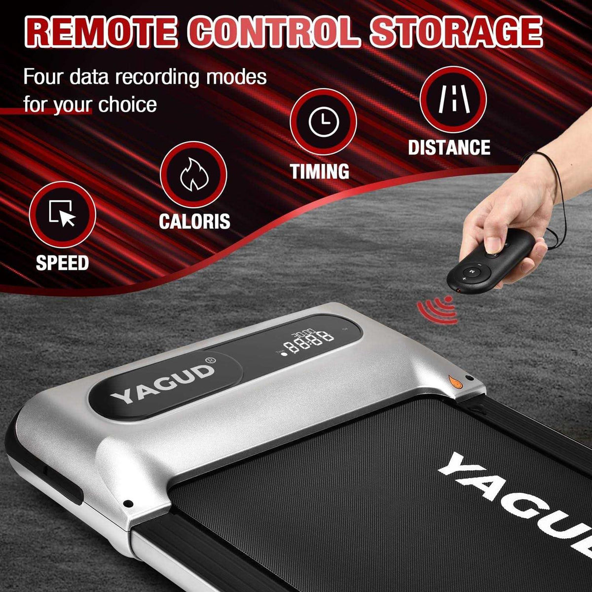 2.5 HP Under Desk Treadmill with Remote Control A39668