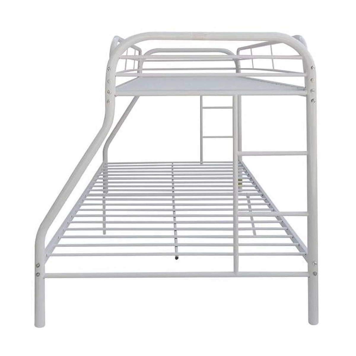 White Twin Over Full Size Bunk Bed O645392
