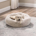 Faux Rabbit Fur Memory Foam Calming Bed Y666