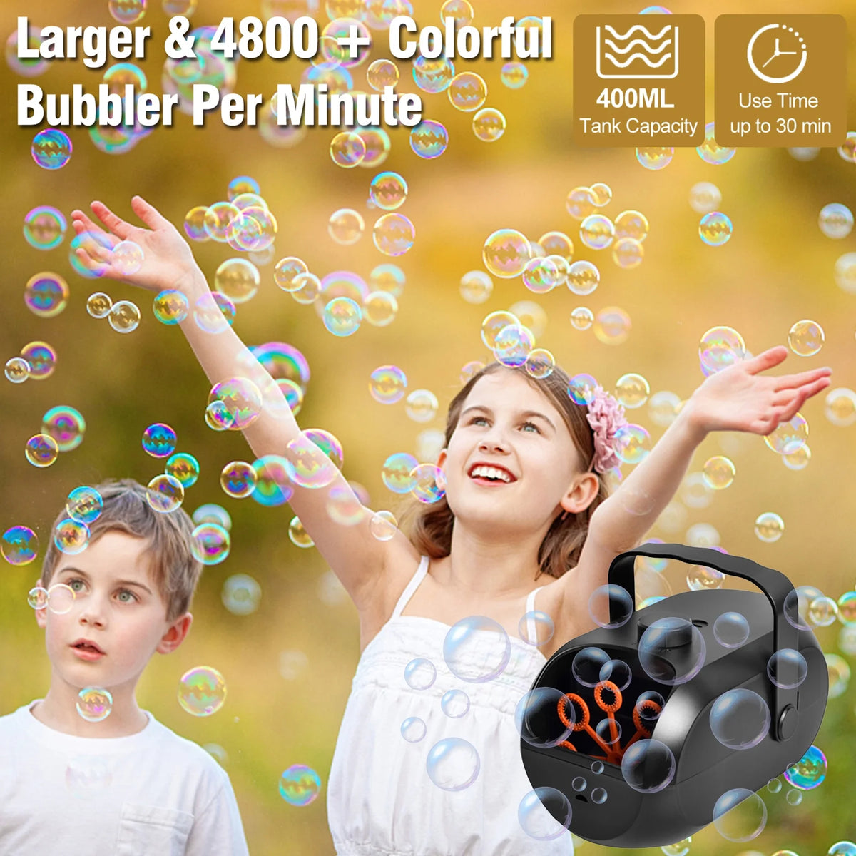 Portable Rechargeable Bubble Machine N14280