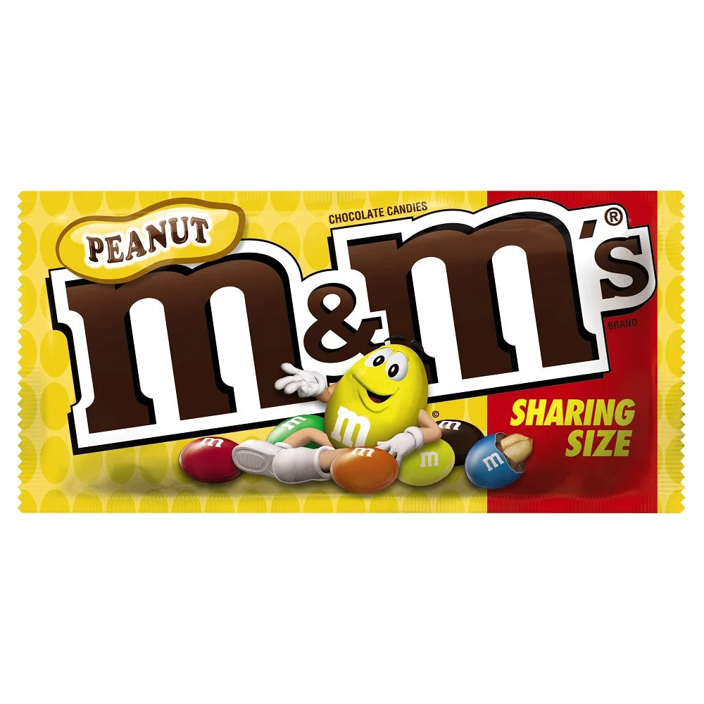 Peanut Chocolate Candy Sharing Size 3.27 Oz. 24 Ct. A945926