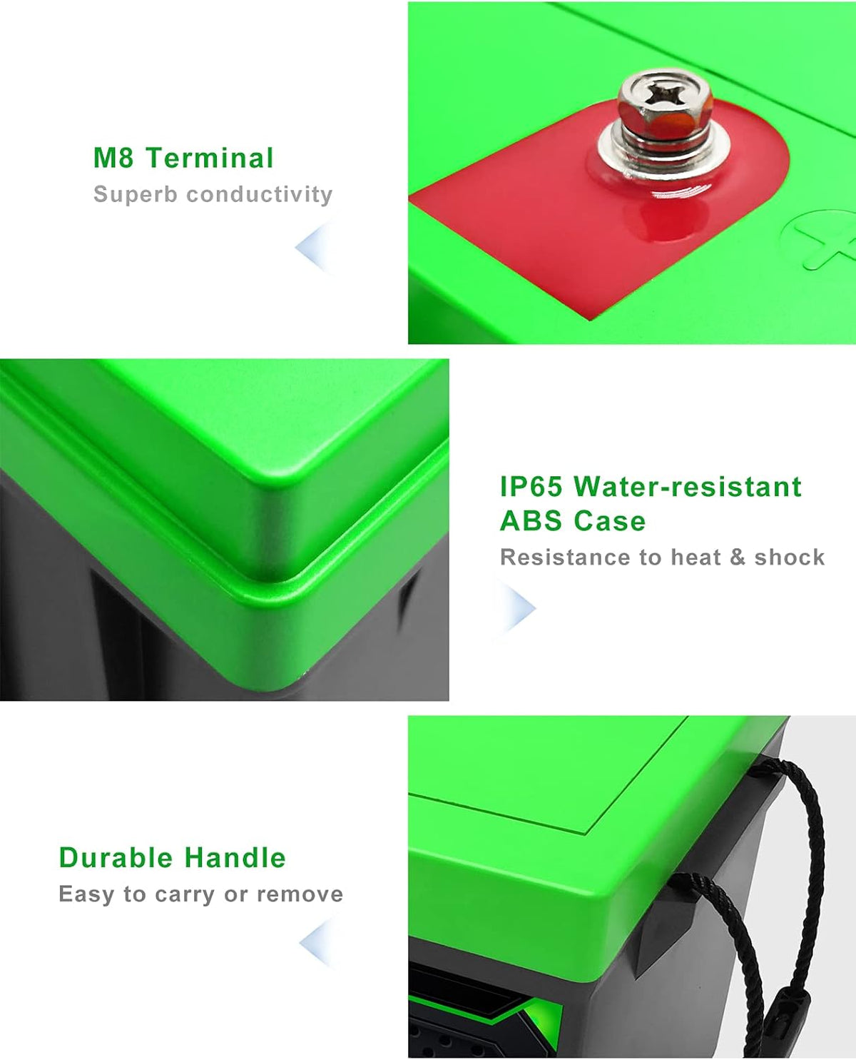 12V 400Ah Lithium Battery with 250A BMS O217617
