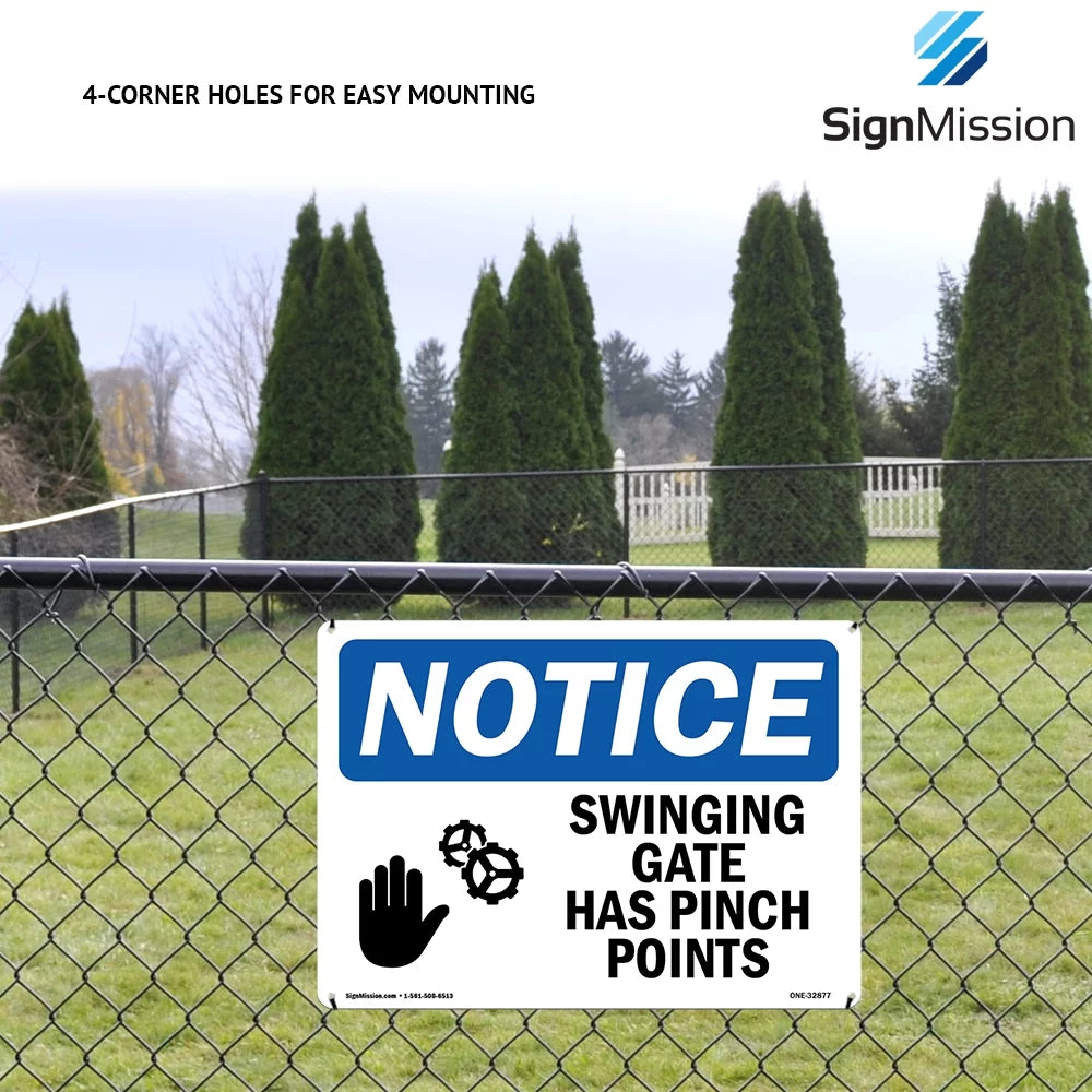 OSHA Notice Sign Y725
