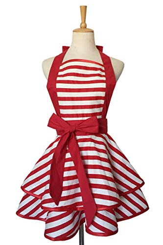Handmade Cotton Retro Apron K872360