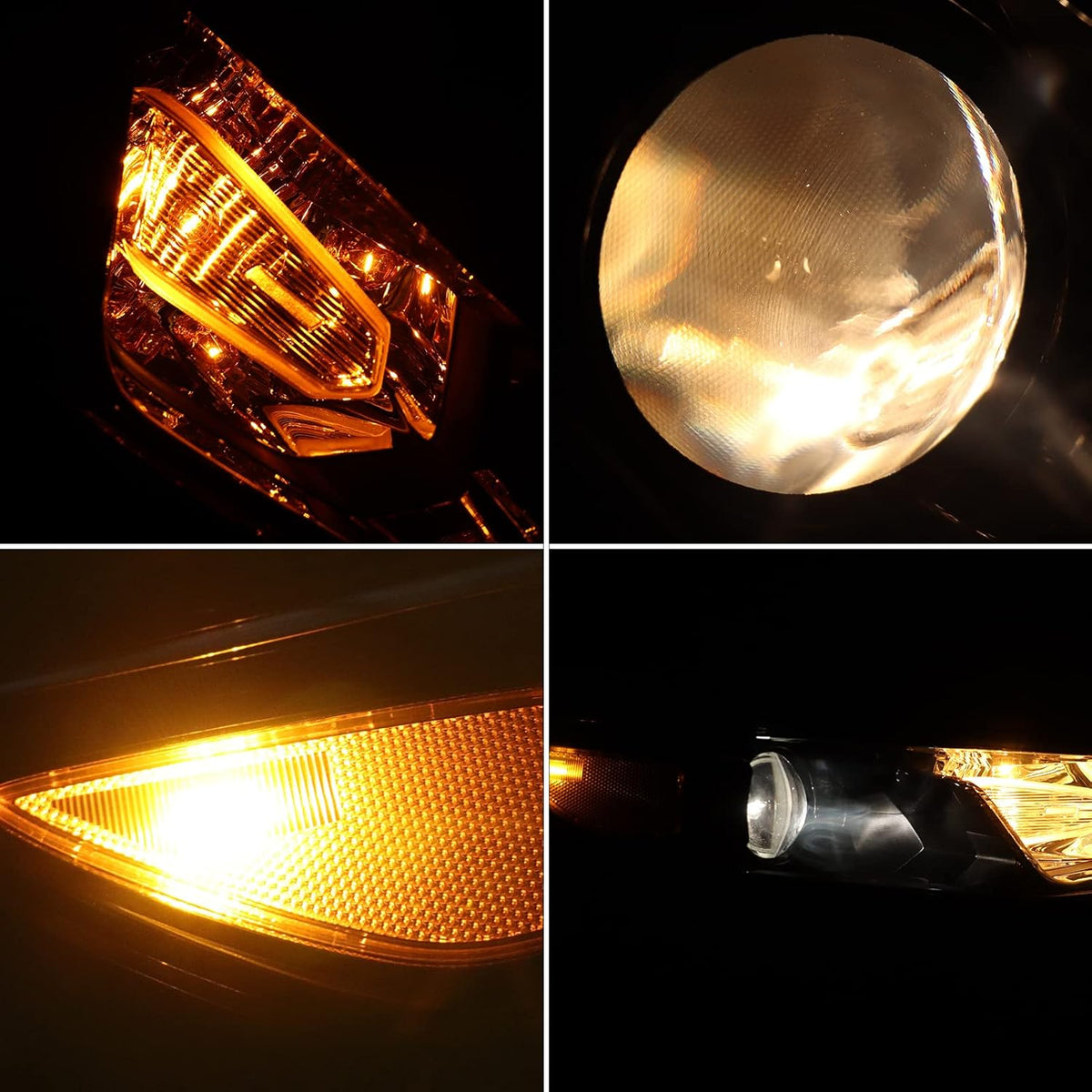 Halogen Headlights Assembly for 2016 2017 2018 Chevrolet Malibu, Passenger Side X100398