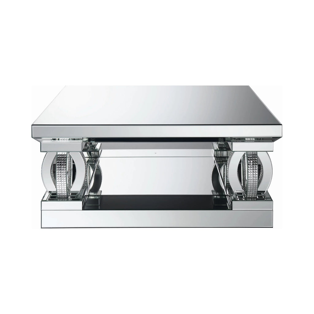 Square Coffee Table with Lower Shelf G526695