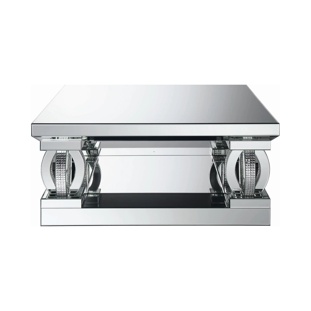 Square Coffee Table with Lower Shelf G526695