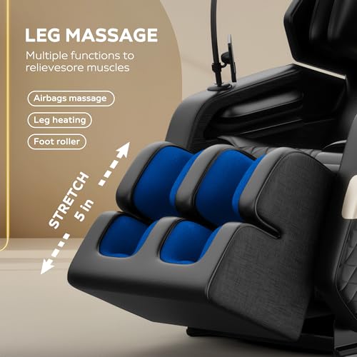 Zero Gravity Shiatsu Massage Chair Recliner with Heating E366