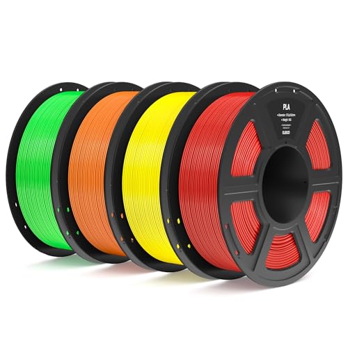 PLA Filament 1.75mm 4KG 4pcs 1kg Spool B723