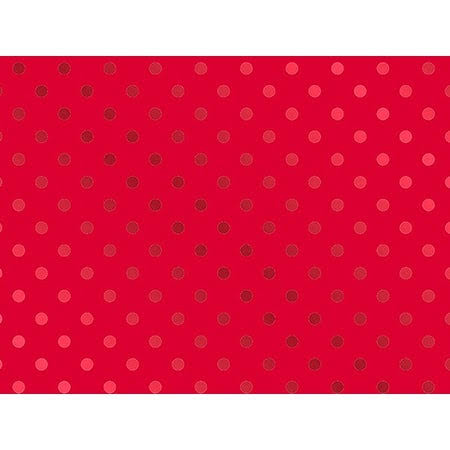 Red Bb Dot 30x22 x 833 Full Ream Gift Wrap W885