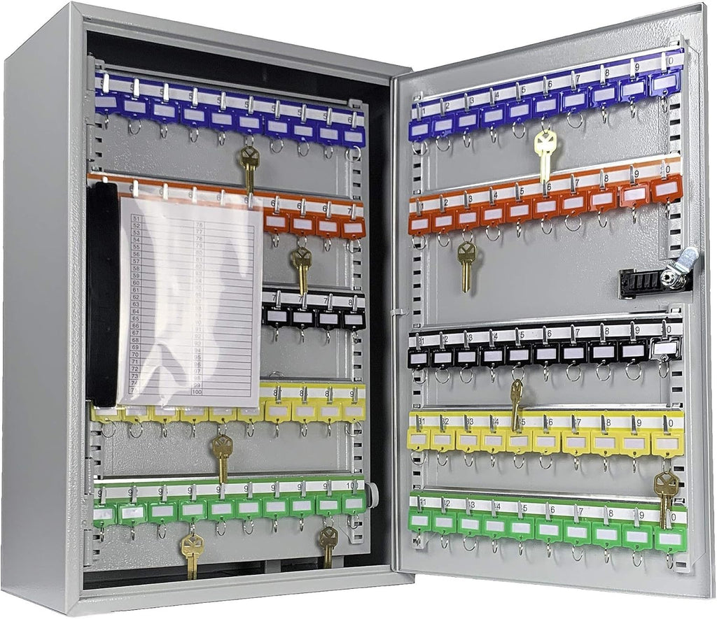 Adjustable Combination Lock Key Cabinet Grey Z931