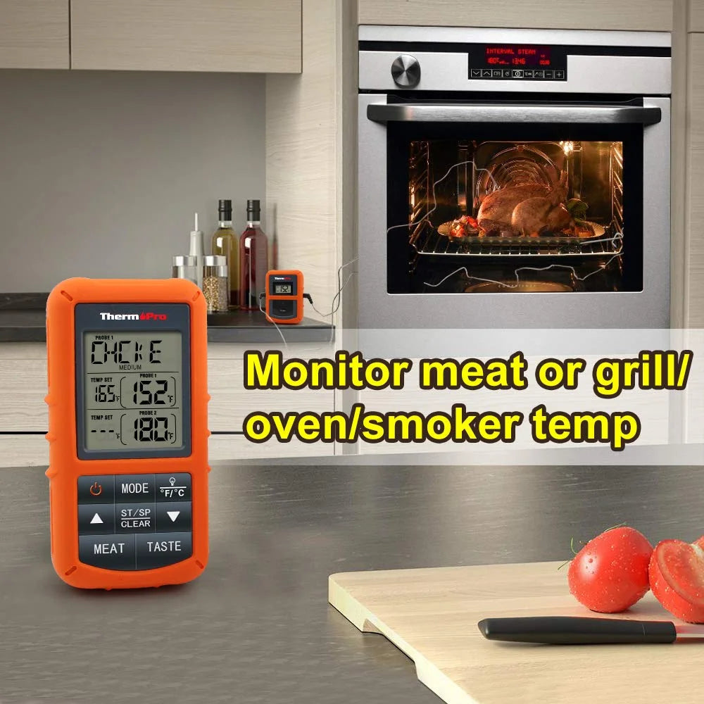 Wireless Remote Dual Probe Meat Thermometer C3921