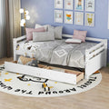 White Daybed with 2 Storage Drawers W515108