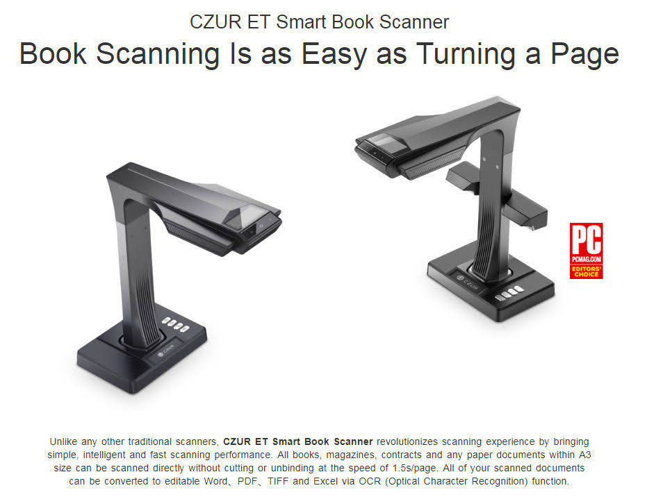 Book Scanner with OCR for Windows P775