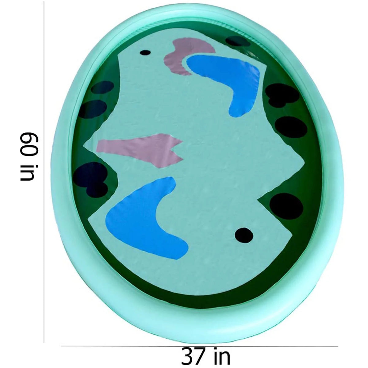 Inflatable Pool Golf Game with 10 Balls, 2 Holes, and 2 Flag V32981