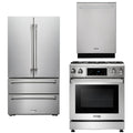 30 Propane Gas Range Refrigerator Dishwasher T5124