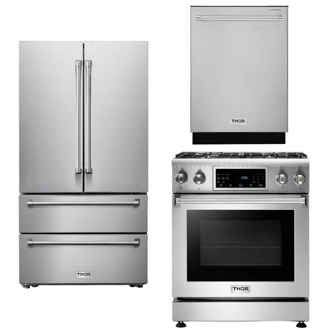 30 Propane Gas Range Refrigerator Dishwasher T5124