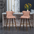 Pink Bar Stool, Set of 2 Q9539