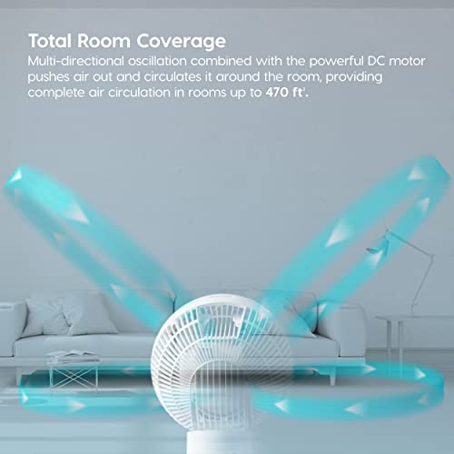 Large Oscillating 8-in-1 Fan with Remote and Timer Y767