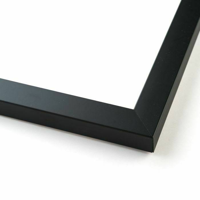 39x13 Black Wood Picture Frame W222022