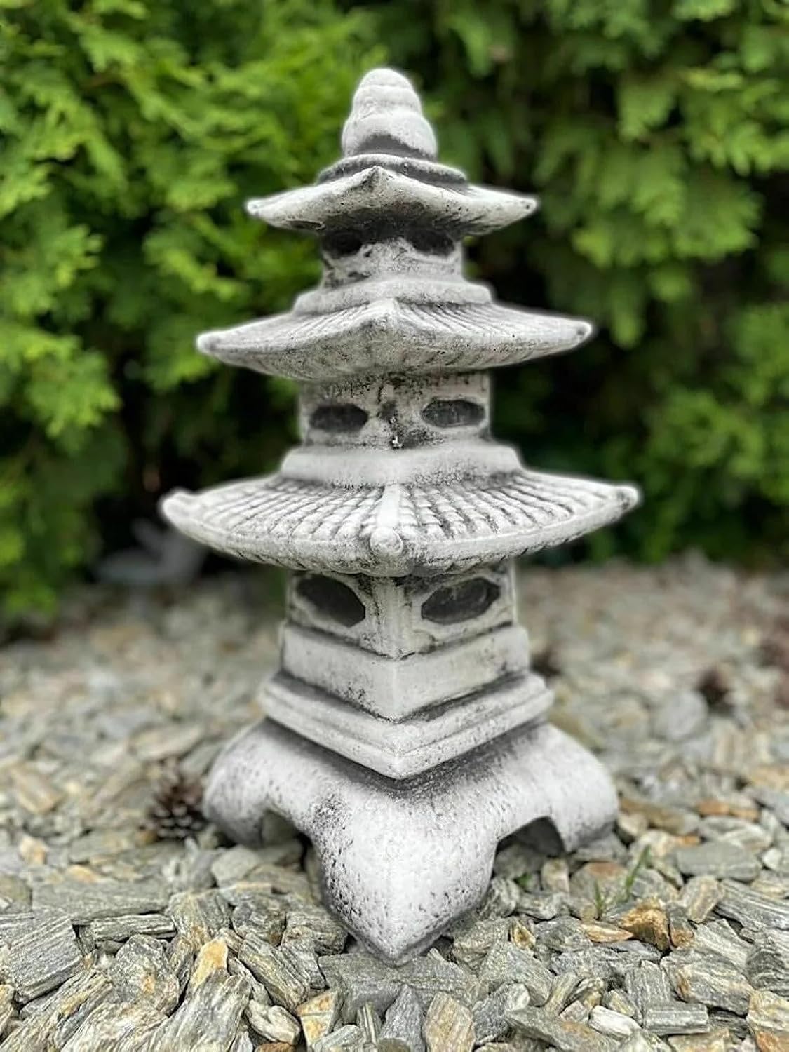 Concrete Pagoda Statue Garden Sculpture Y171