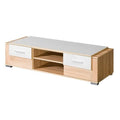 Sonoma Oak White TV Stand S54430
