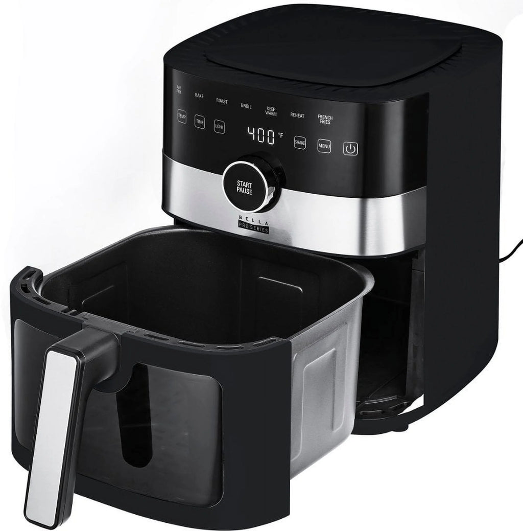 6-qt. Digital Air Fryer with Window Black L80025