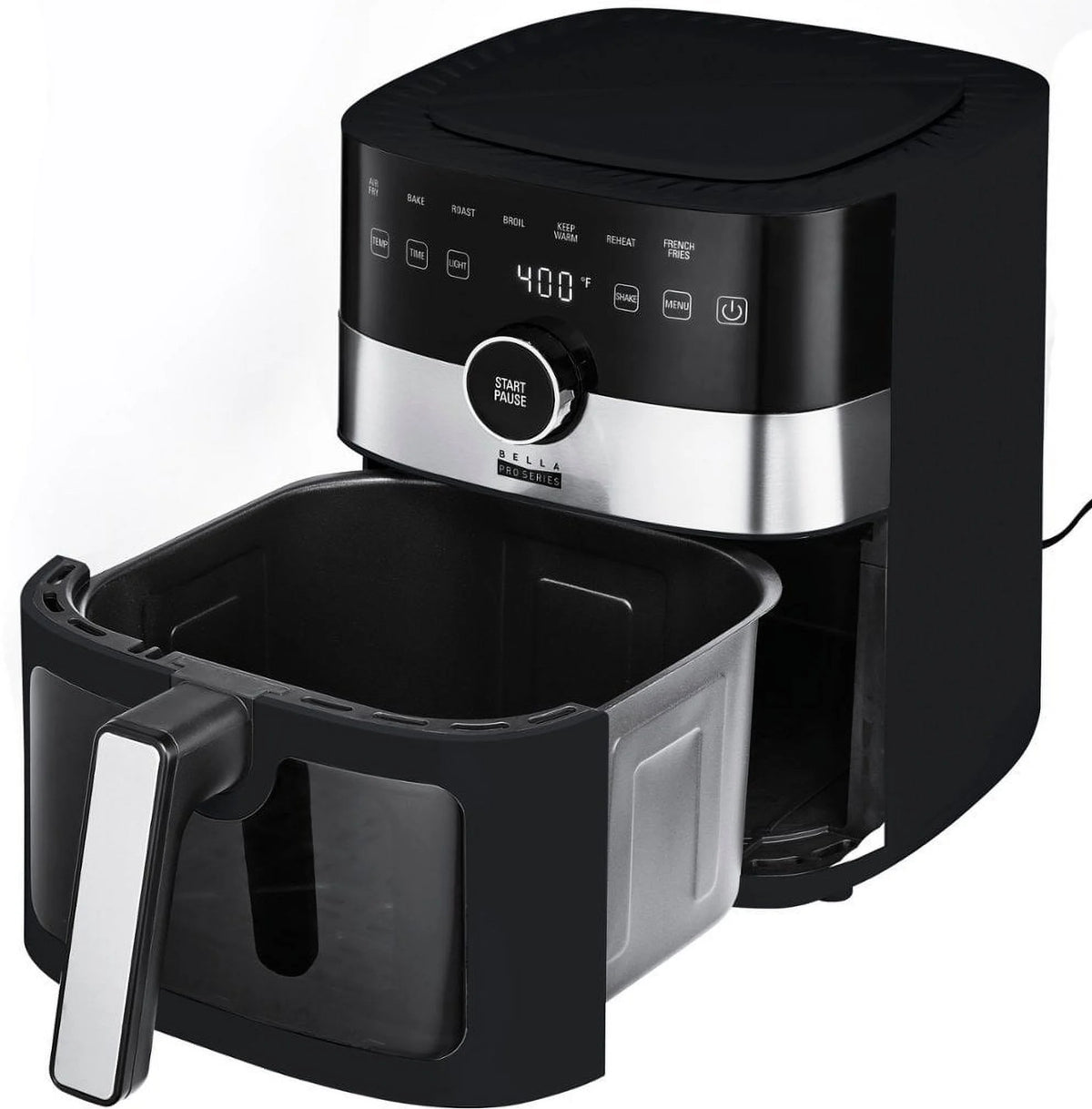 6-qt. Digital Air Fryer with Window Black L80025