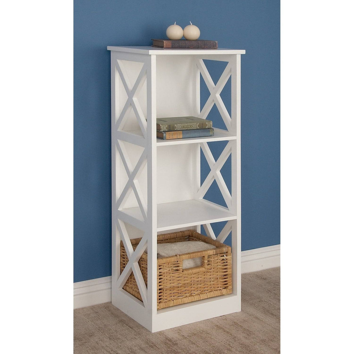 White Wood Shelf Y692352