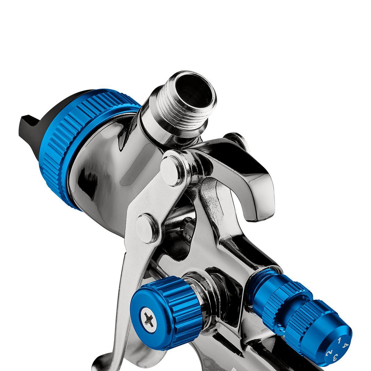 Gravity-Feed Air Spray Gun with Side Fan Control V865