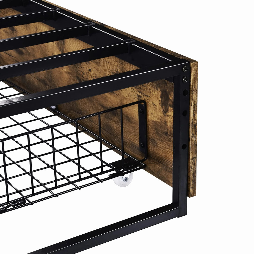 Queen Platform Bed with 4 XL Drawers W312520
