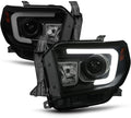 Chrome Housing LED Projector Headlights for 2014-2017 Toyota Tundra Pickup U137