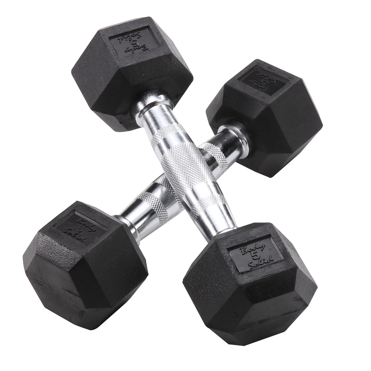 Dumbbell Rack with 5-25 lbs Rubber Dumbbell Set Y804677