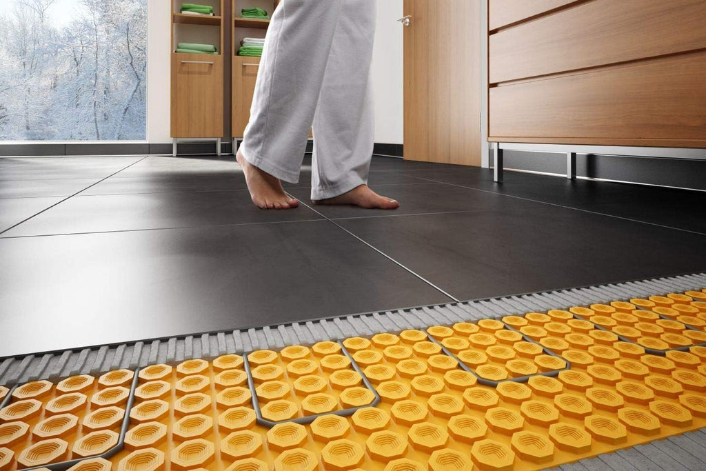 Floor Heating Kit 64 Square Feet with Thermostat J51106