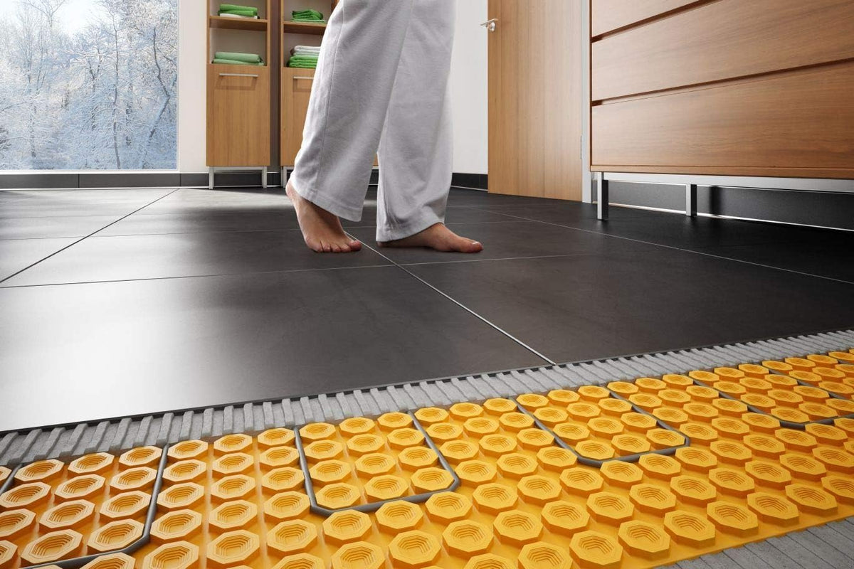 Floor Heating Kit 64 Square Feet with Thermostat J51106