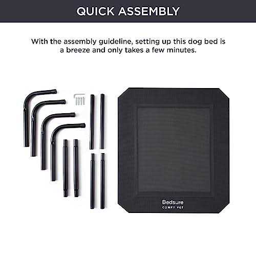 Large Elevated Cooling Outdoor Dog Bed S5151