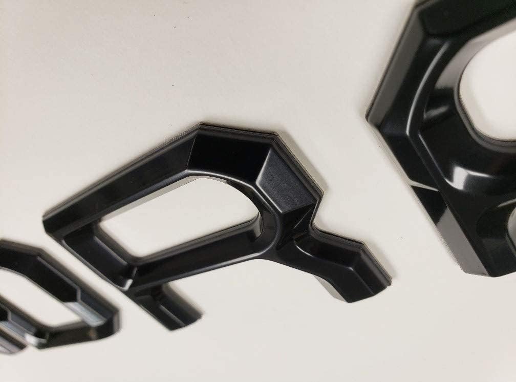 Matte Black Tailgate Insert Letters Pack of 2 L496222