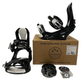Black Snowboard Bindings L/XL E89268