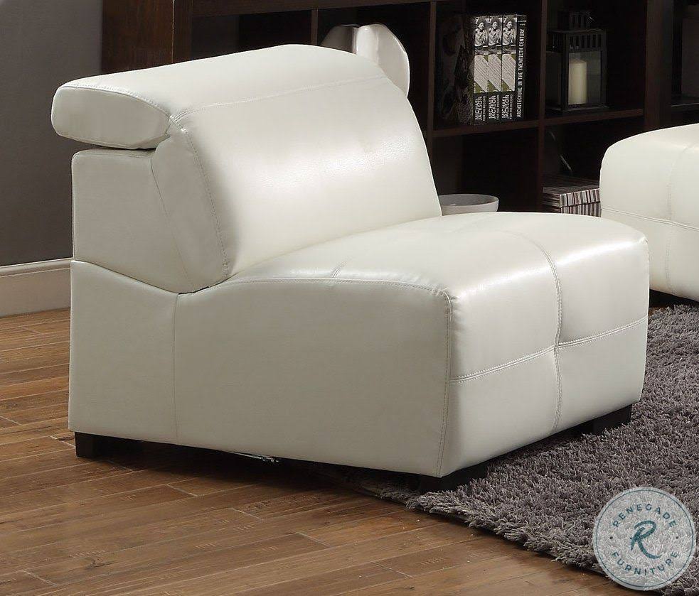 White Contemporary Sectional Sofa X9985